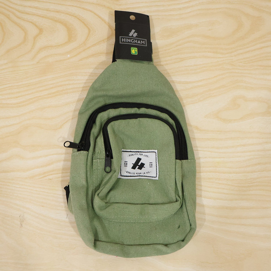 OwlCart FlexiHome – Kids Multi Pocket Sling Crossbody Chest Bag Canvas Bag for Little Boys Girls (1 Pc)