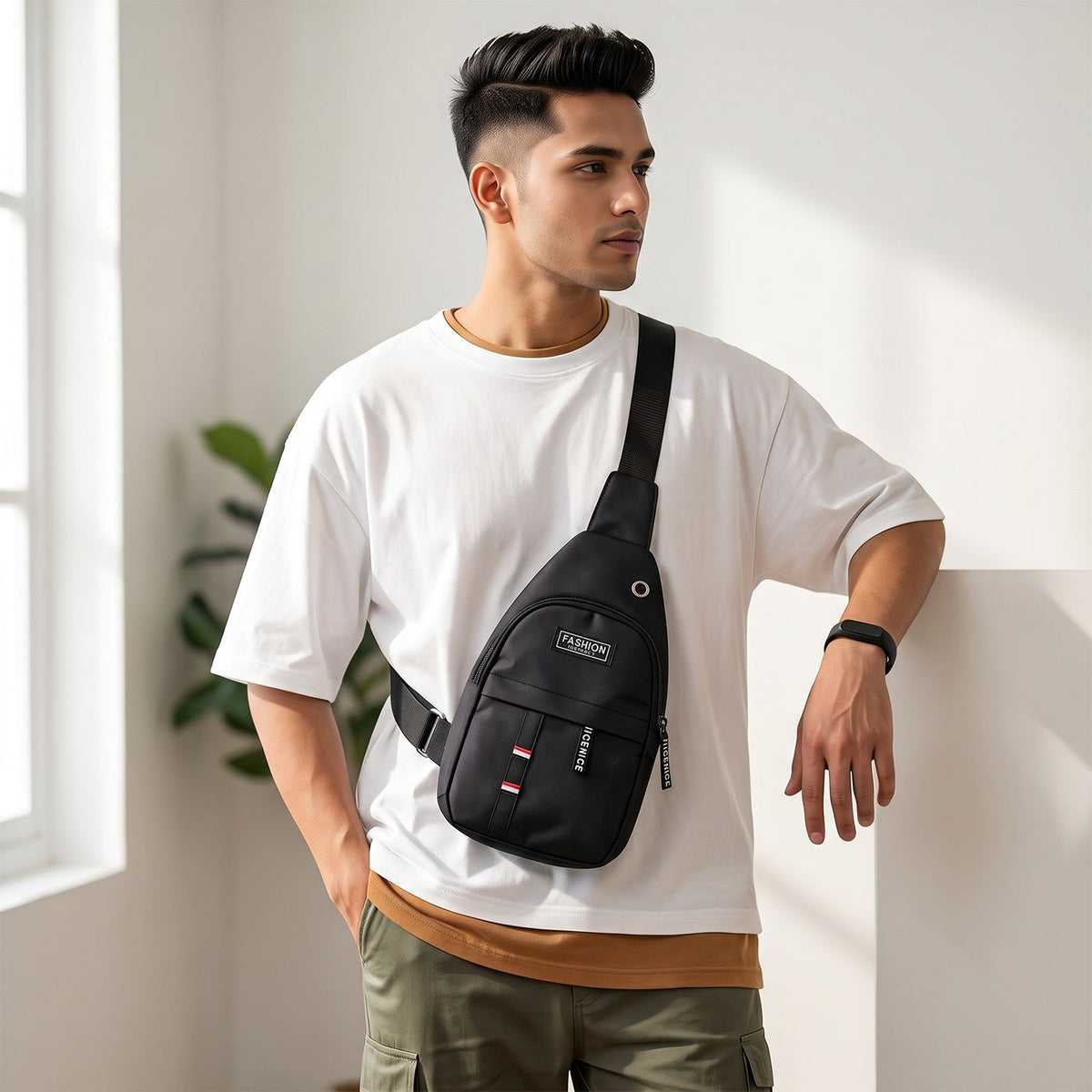 OwlCart QuickFix – Waterproof USB Charging Sling Bag – Travel & Crossbody