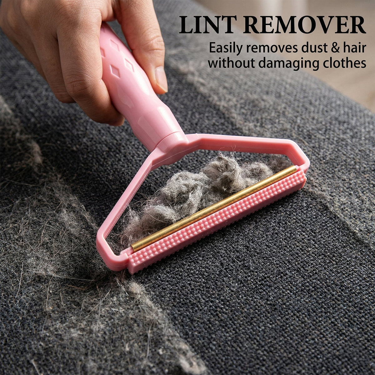 Reusable Lint Remover Roller – Eco-friendly Fabric and Pet Hair Cleaner