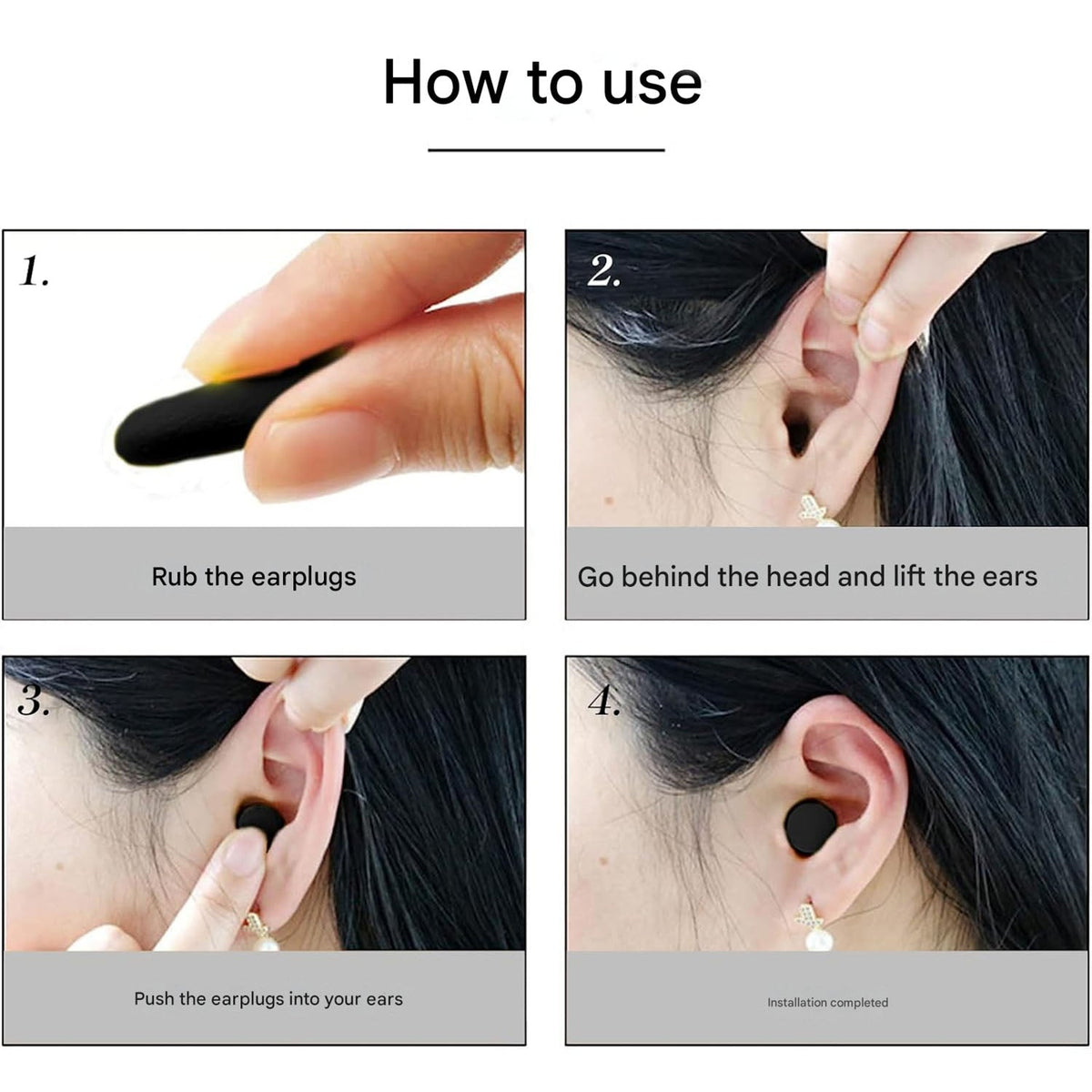 OwlCart DailyEase – Men Soft Ear Plugs with Case Reusable Noise Reduction for Sleep (1 Pair)