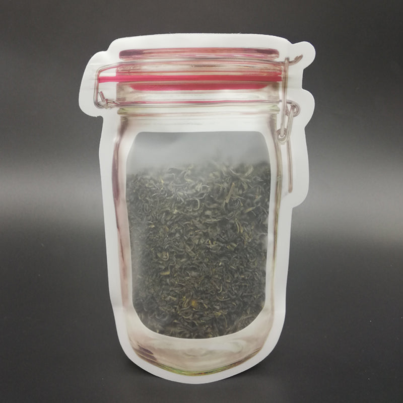 Airtight Food Storage Bag – Reusable Zipper Pouch 500ml | Organivo