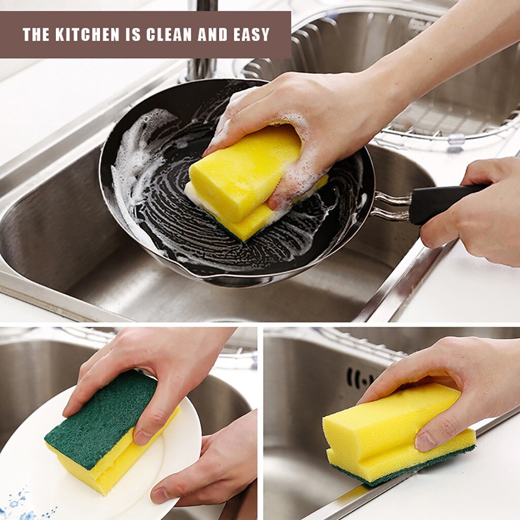 Scrub Sponge 2-in-1 for Kitchen & Bathroom | Bathora