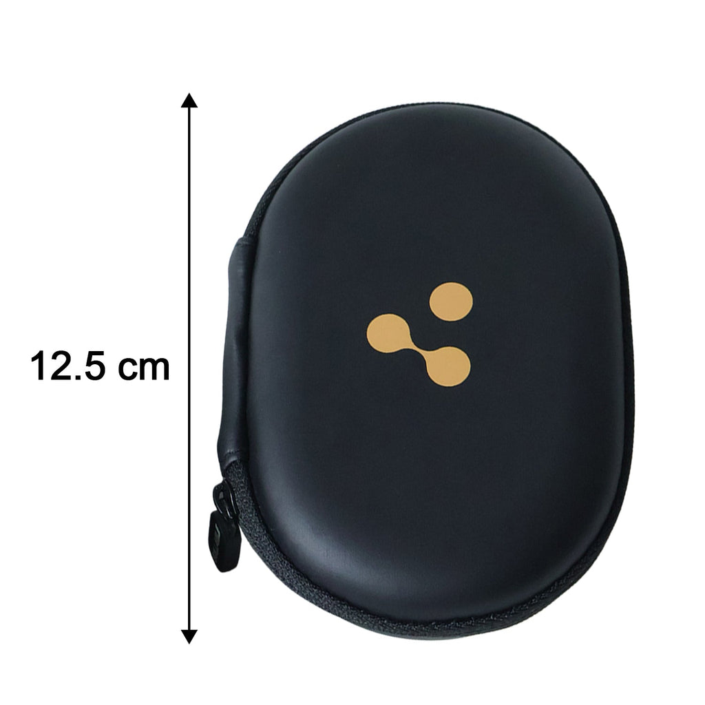 Mix Design Hard Shell Bluetooth Earbuds Protective Case with Zipper (1 Pc)