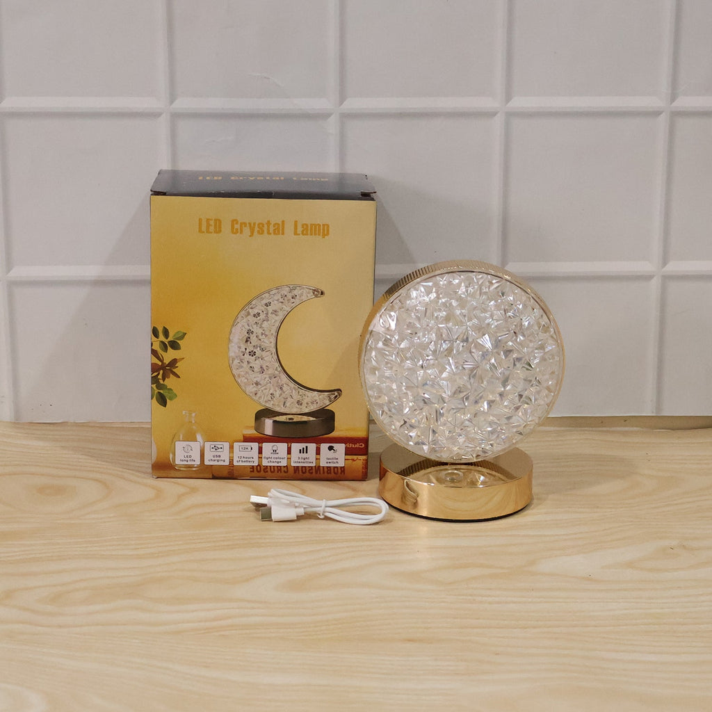 Crystal night lamp for daily home use