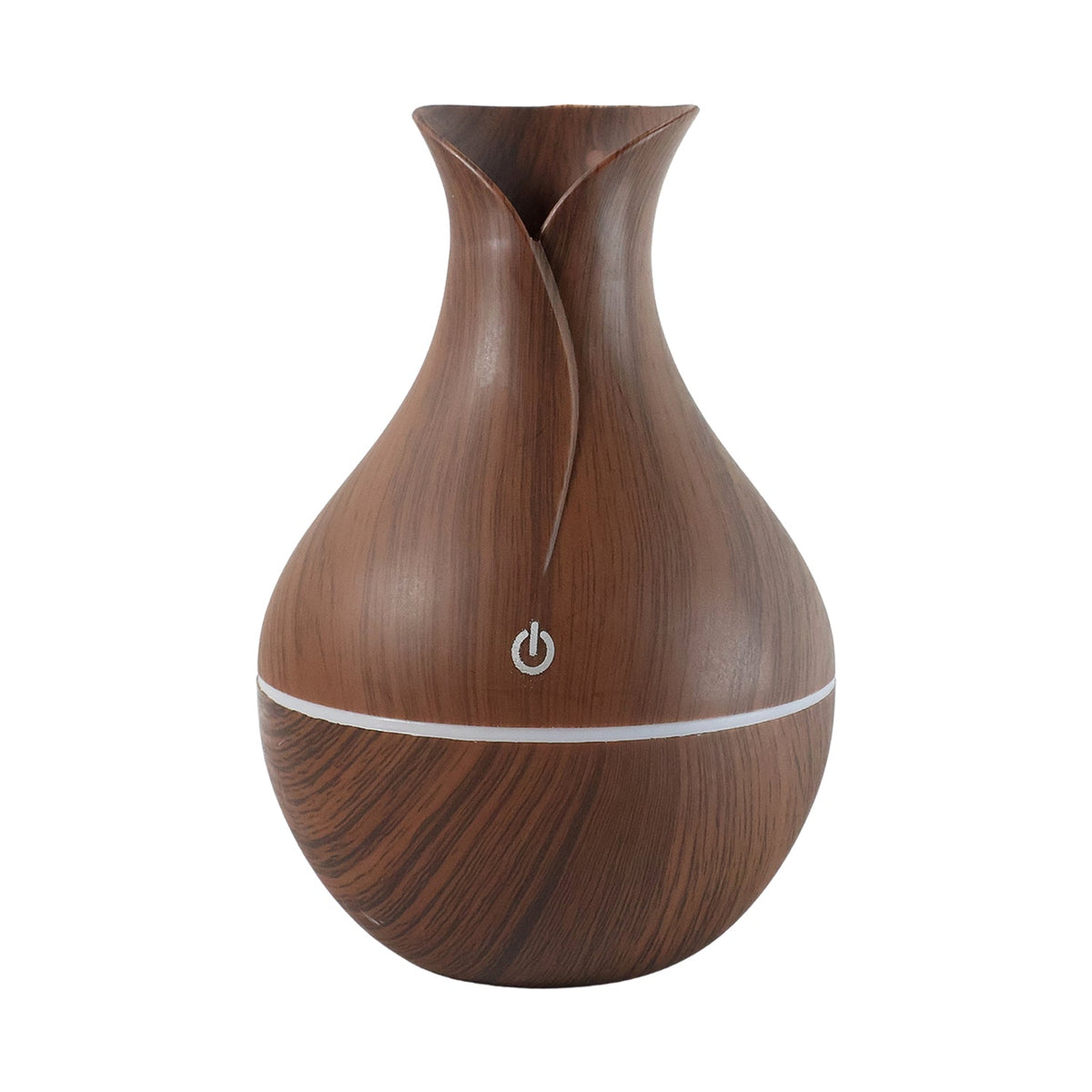 Mini Wooden Humidifier – Ultrasonic Mist Diffuser with LED | Indo Glow