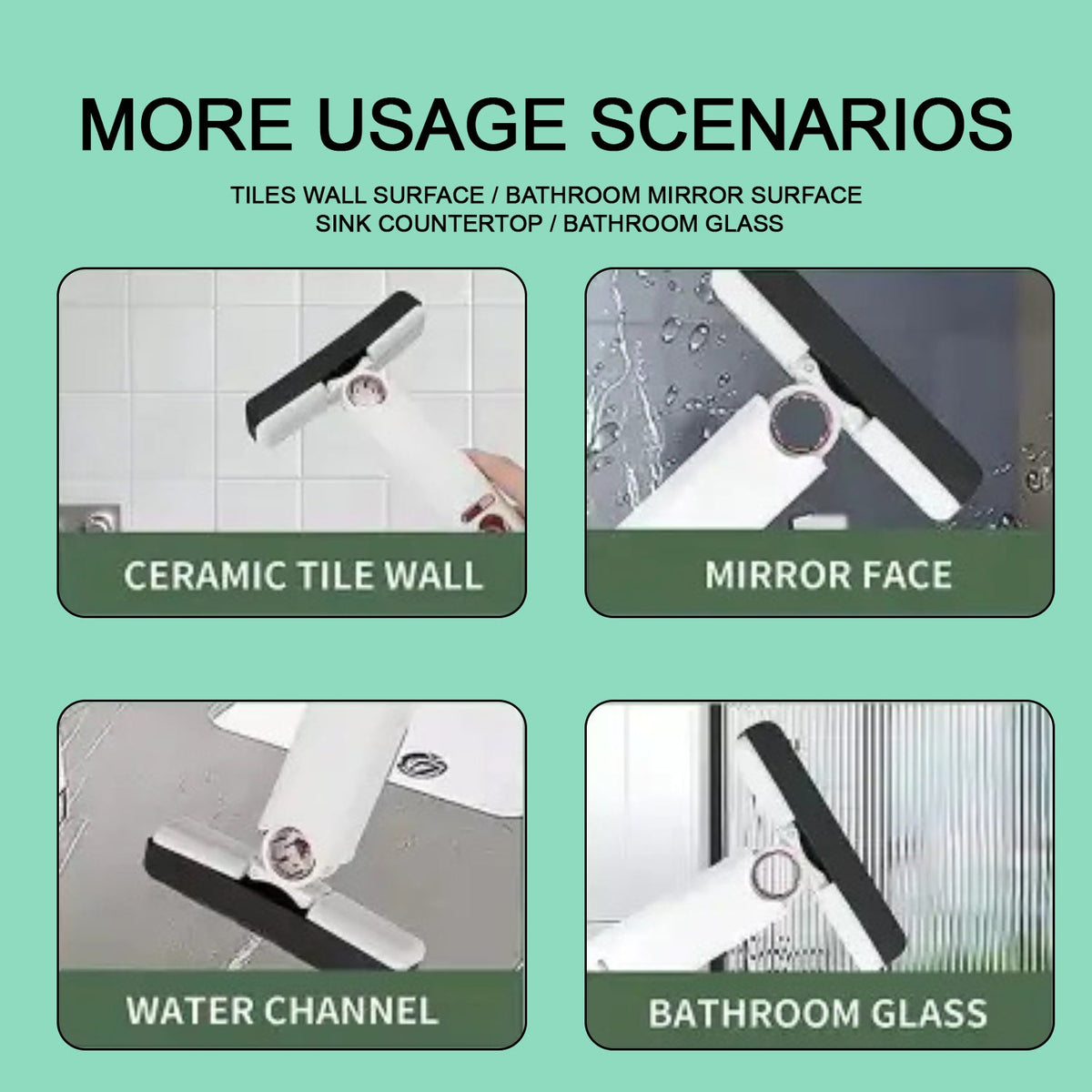 Mini Mop – Portable Self-Squeeze PVA Sponge for Home |