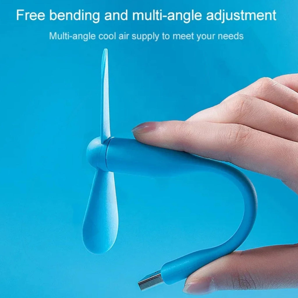 Portable USB Mini Fan – Compact & Adjustable for Personal Cooling