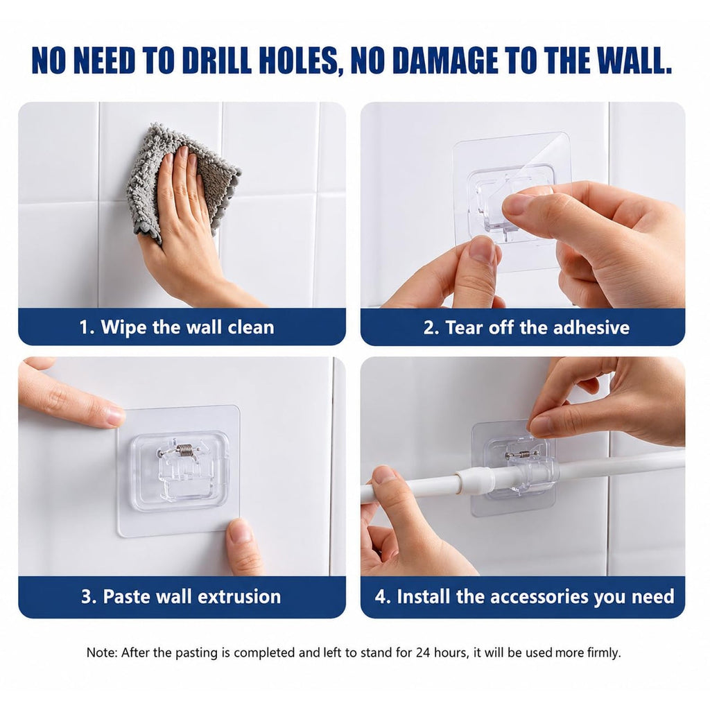 Self-Adhesive Wall Hook – Heavy Duty & Easy to Install