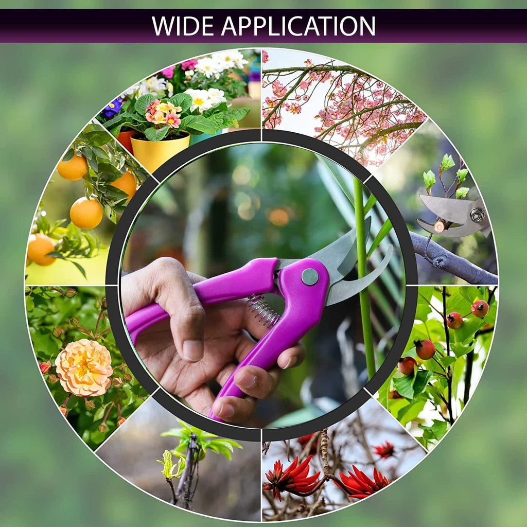 Garden Scissors – Soft Grip Stainless Steel Pruner | Grow Garden Tools