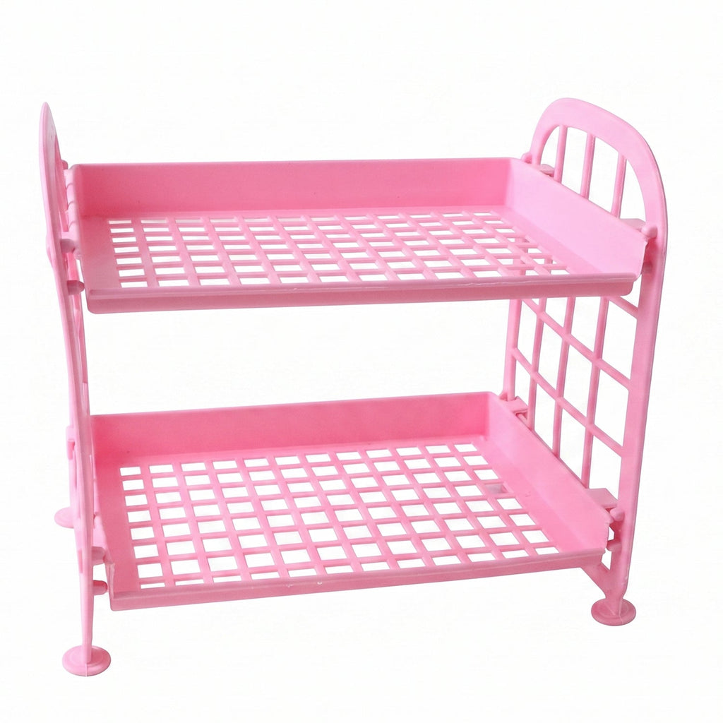 Kitchen storage use plastic rack for countertop organization