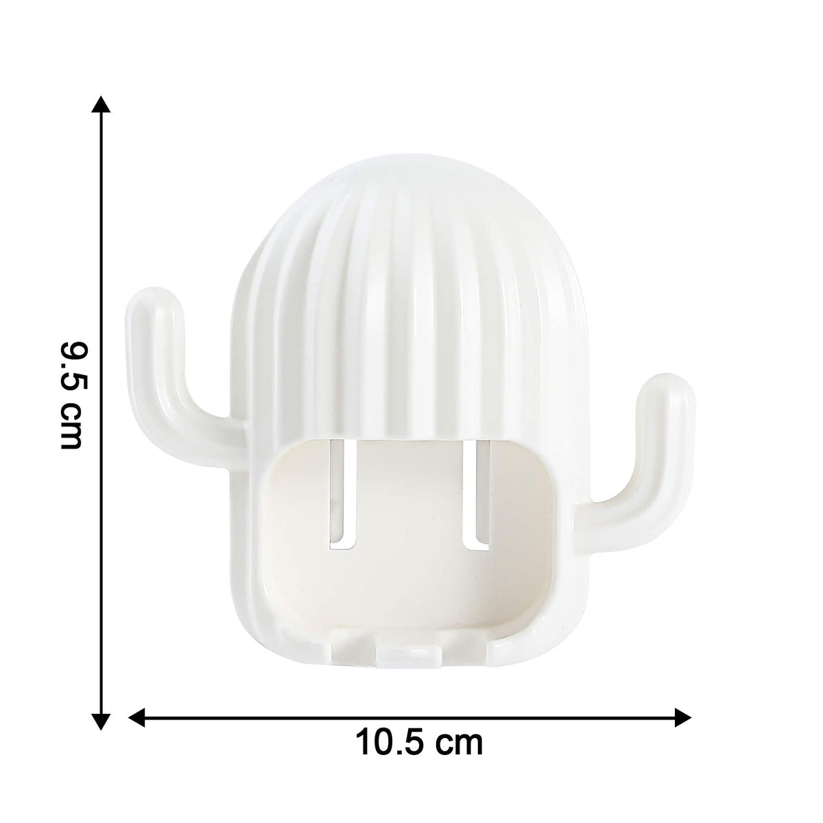Cactus Toothbrush Holder – Wall Mounted with Dust-Proof Cover