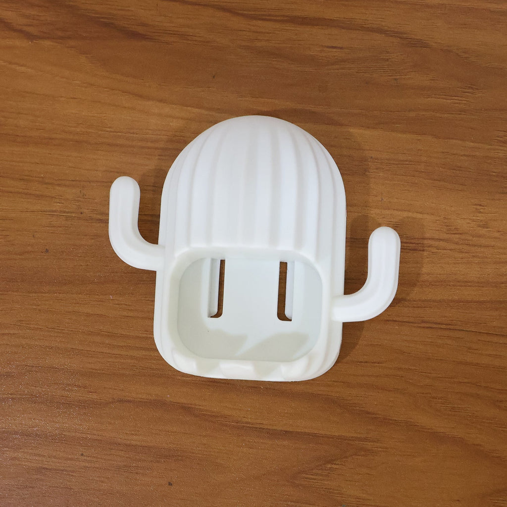 Cactus Toothbrush Holder – Wall Mounted with Dust-Proof Cover