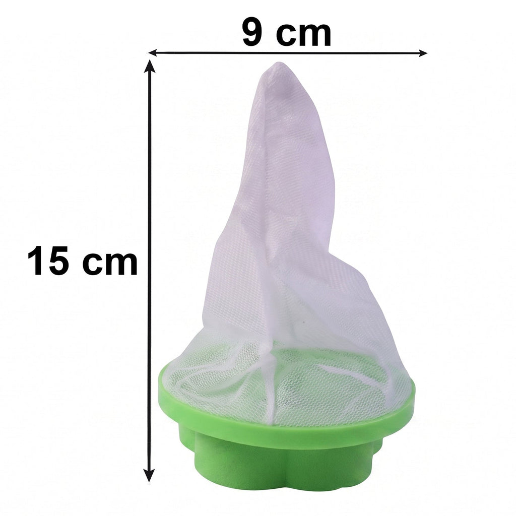 Washing Machine Floating Hair Lint Catcher – Reusable Mesh Flower Filter