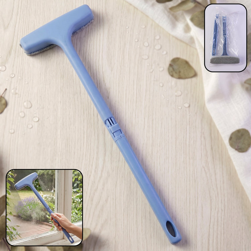 Window Mesh Cleaner – 3-in-1 Dusting Brush | Velvet Wipe (B-Grade)