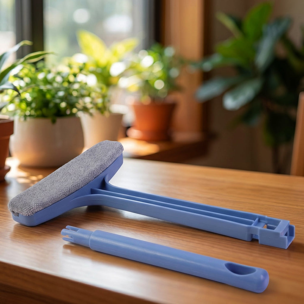 Window Mesh Cleaner – 3-in-1 Dusting Brush | Velvet Wipe (B-Grade)