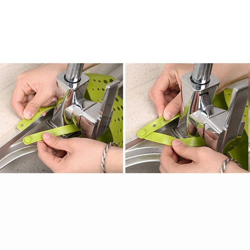Faucet Sink Caddy – Adjustable Drainage Basket | Velvet Organizers