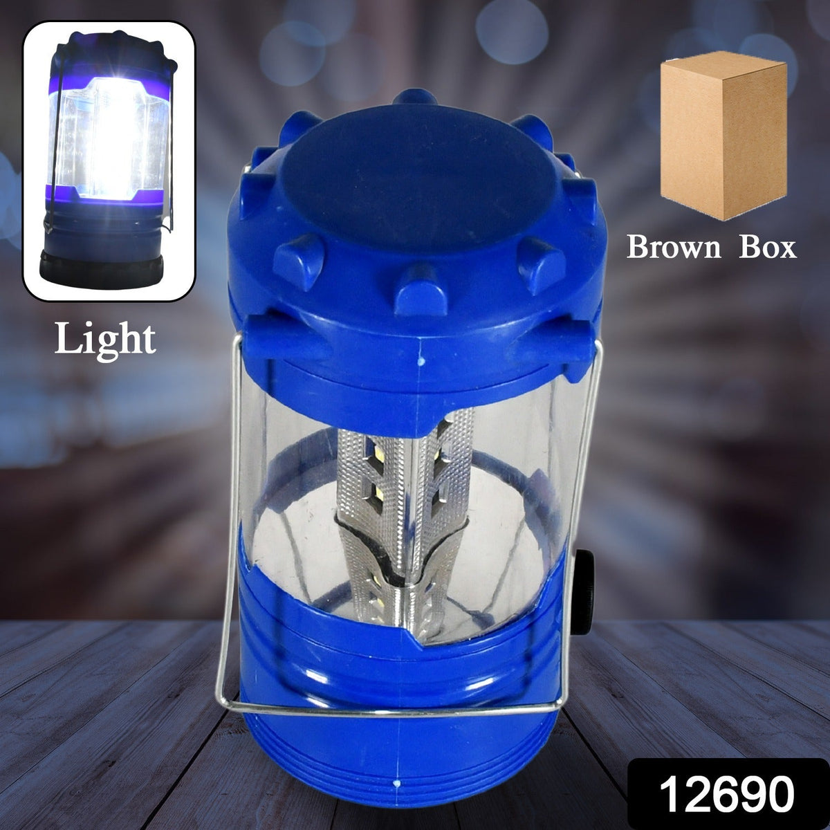 Waterproof Camping Lantern 12 LED Light for Outdoors