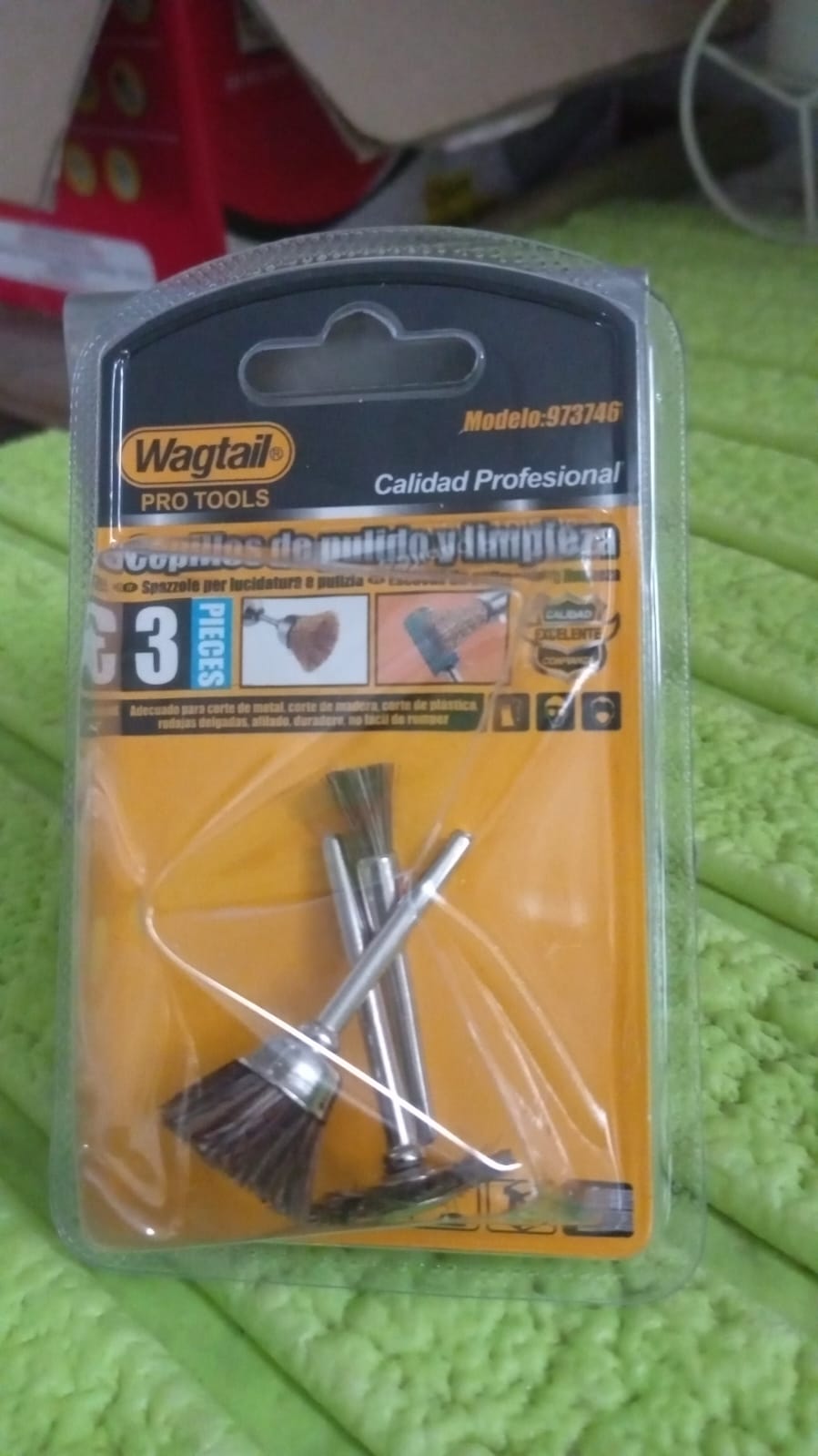 Brass Wire Wheels – 3-Pc Rust & Metal Cleaning Set | ToolMate Pro