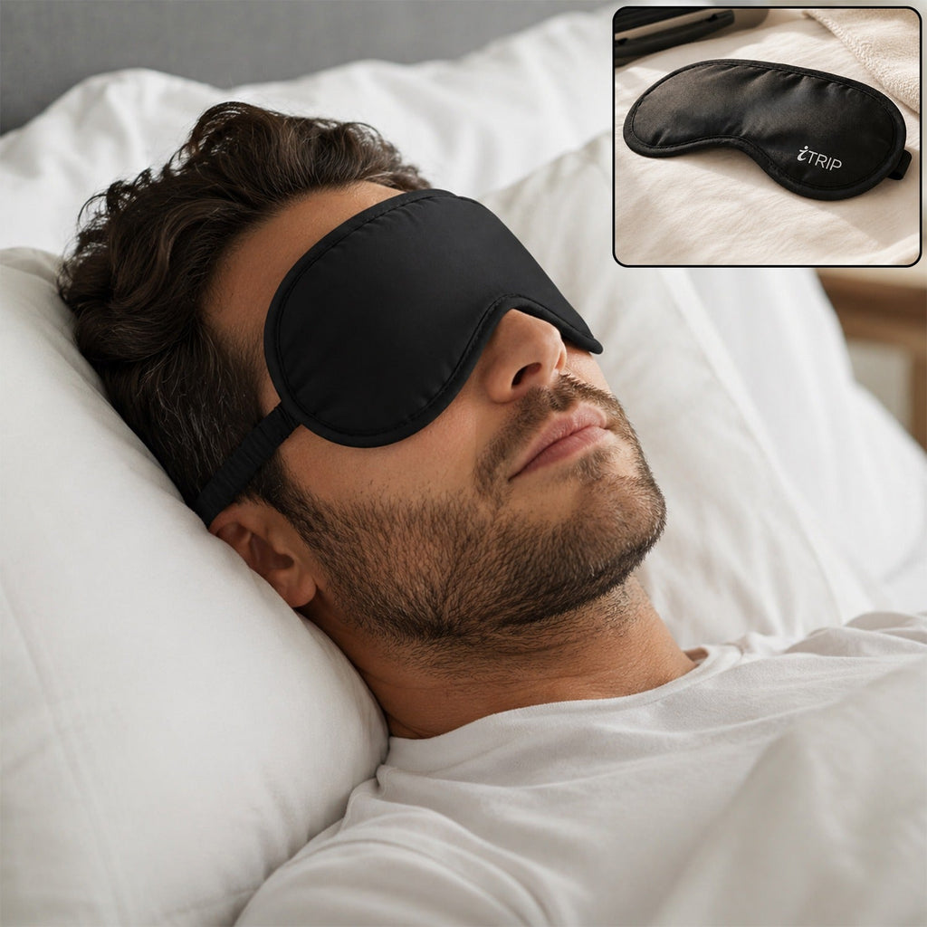 OwlCart HandyNest Men Sleeping Eye Mask Light Blocking Soft Adjustable for Sleep Travel (1 Pc) – Everyday Handy Solution