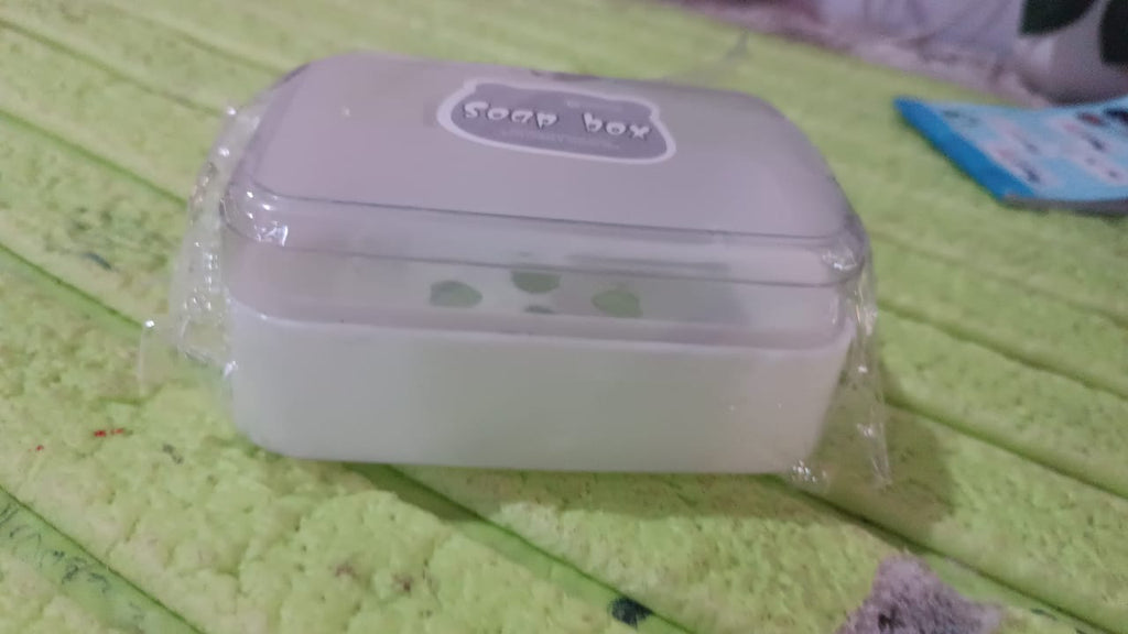 Self-Draining Soap Dish – Portable & Leakproof | VelvetBubbles