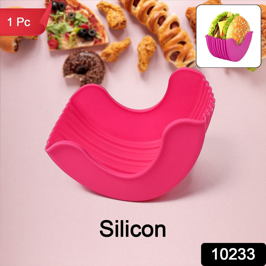 Silicone Burger Holder – Reusable & Mess-Free Snack Grip | Tidy Table