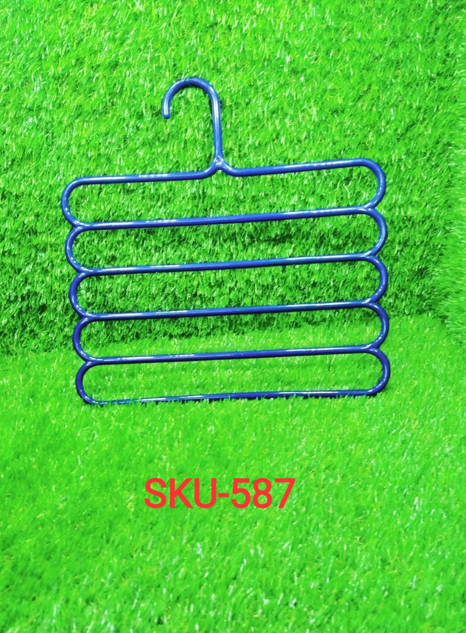Space Saving Hanger – 5-Layer Multipurpose Plastic | GlimmerHome