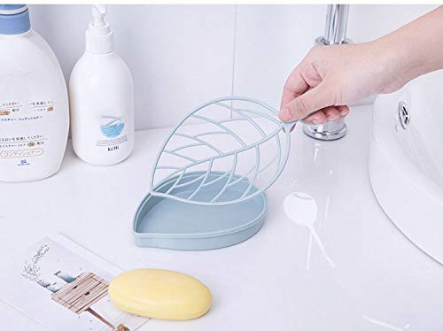 Leaf Shape Soap Holder – Draining Bathroom Dish | VelvetBubbles