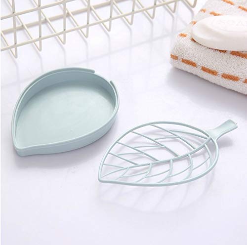 Leaf Shape Soap Holder – Draining Bathroom Dish | VelvetBubbles