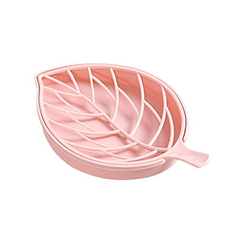 Leaf Shape Soap Holder – Draining Bathroom Dish | VelvetBubbles