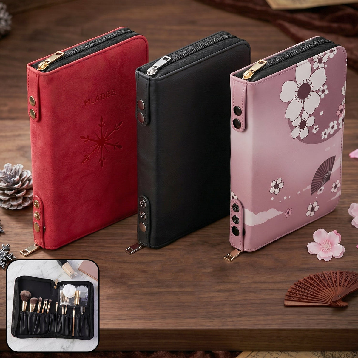 Makeup Organizer Bag – Elegant & Travel-Friendly Design
