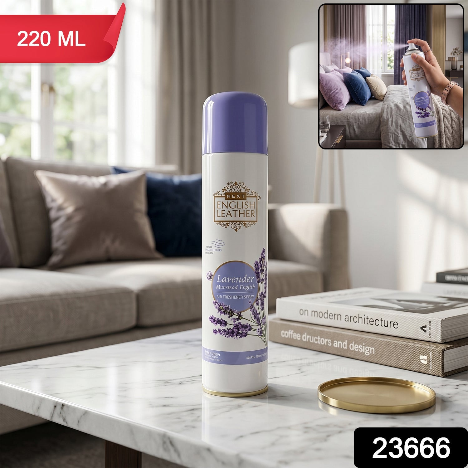 Lavender room freshener pack in 220ml can