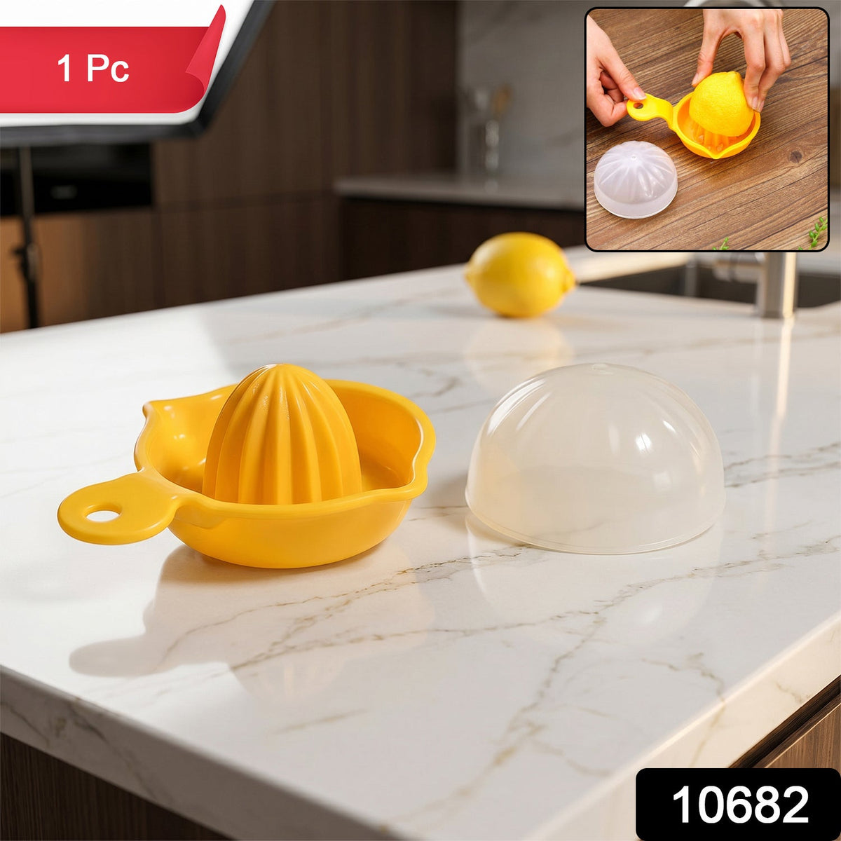 Hand-Operated Citrus Juicer – Compact, Easy to Use & Mess-Free