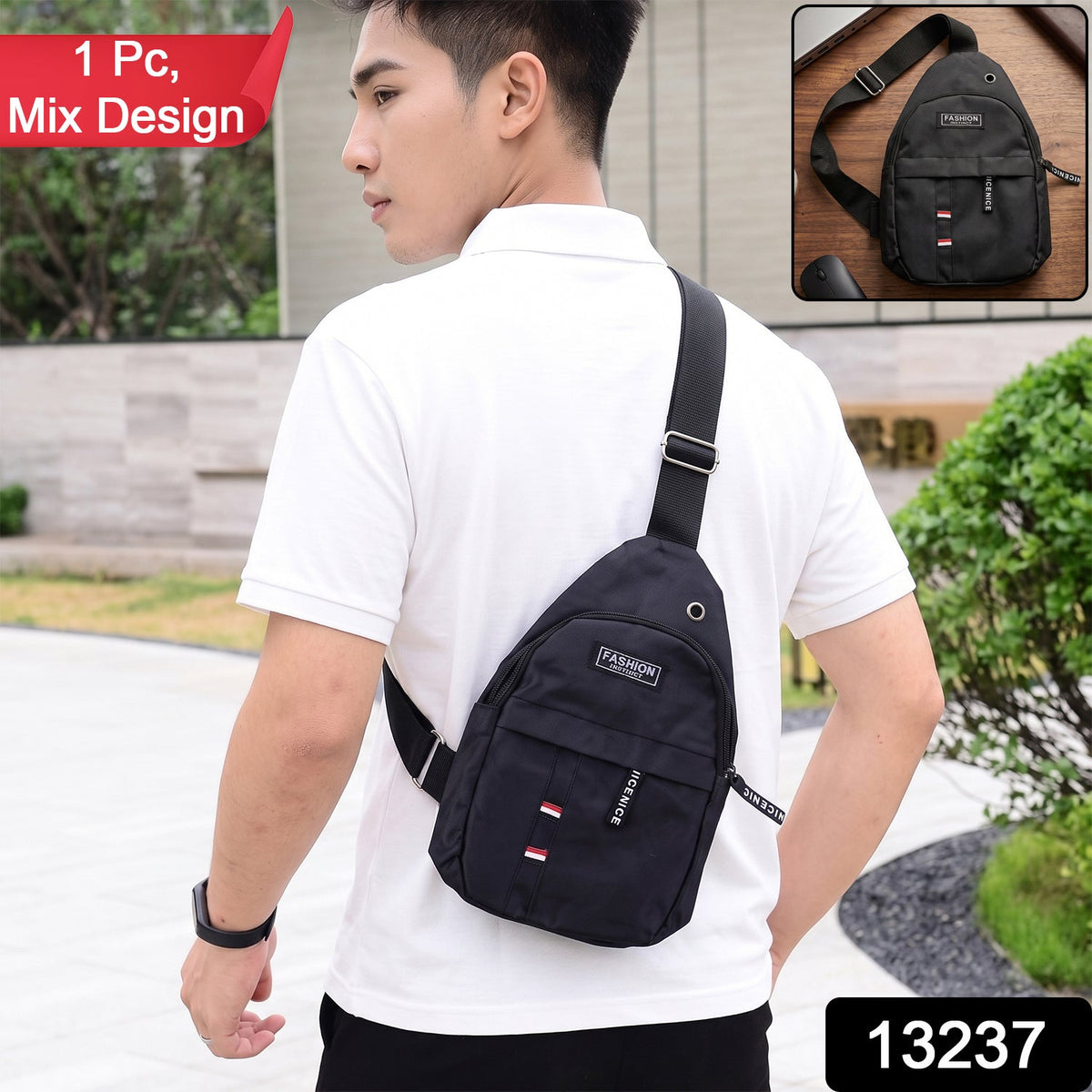 OwlCart QuickFix – Waterproof USB Charging Sling Bag – Travel & Crossbody