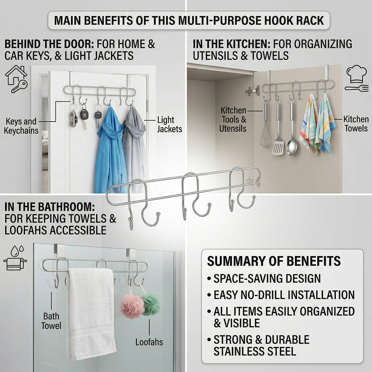 Wall Mounted Metal Hook Rack – Sleek & Heavy Duty Organizer;Stainless steel wall mounted hook rack for home storage;Wall Mounted Metal Hook Rack – Sleek & Heavy Duty Organizer;Wall Mounted Metal Hook Rack – Sleek & Heavy Duty Organizer;Wall Mounted Metal Hook Rack – Sleek & Heavy Duty Organizer;Wall Mounted Metal Hook Rack – Sleek & Heavy Duty Organizer;Wall Mounted Metal Hook Rack – Sleek & Heavy Duty Organizer;Wall Mounted Metal Hook Rack – Sleek & Heavy Duty Organizer