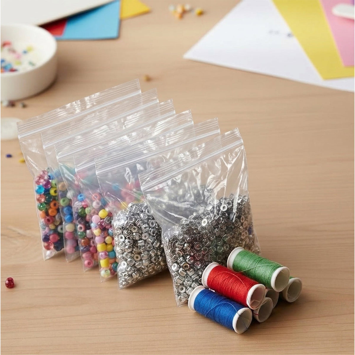 Plastic Zip Lock Bag – Reusable 33x23 cm for Secure Storage
