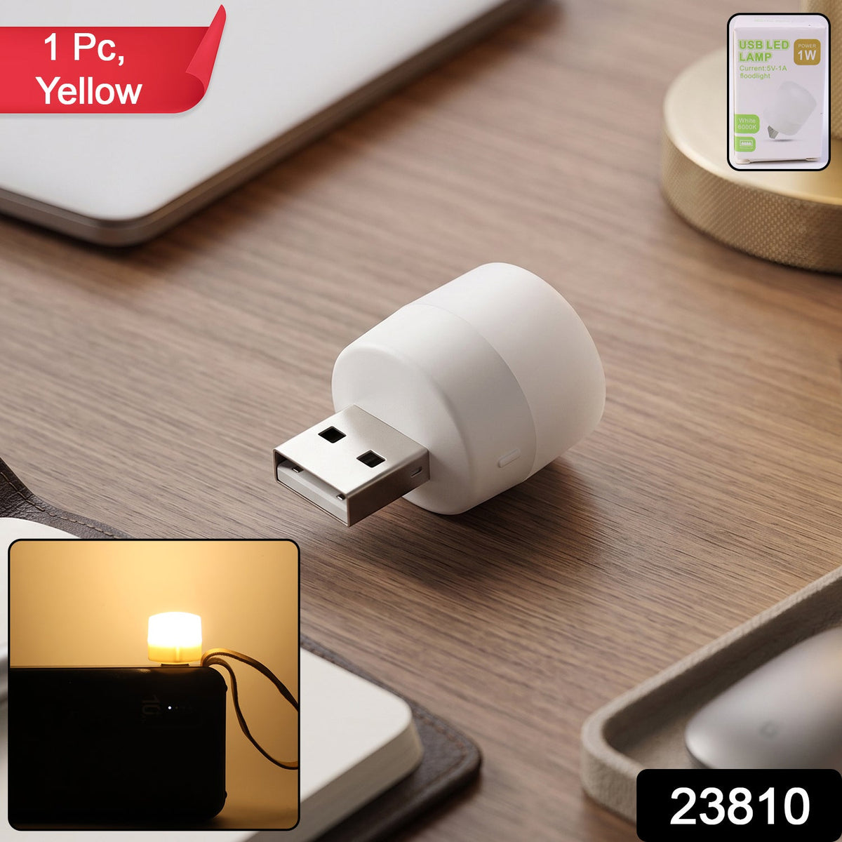 USB LED Night Light – Compact, Low Power Ambient Glow